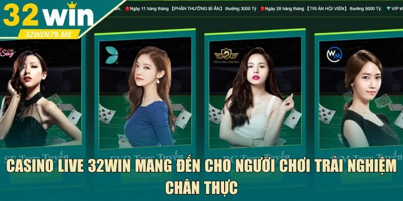 Casino live 32Win