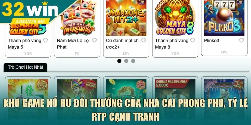 Kho game nổ hũ đổi thưởng