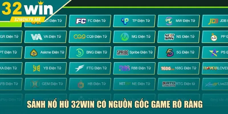 Sảnh nổ hũ 32Win 