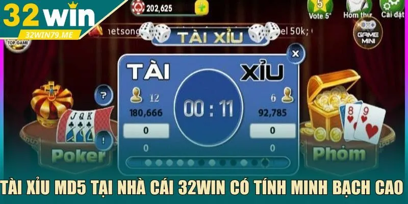 Tài xỉu MD5 tại nhà cái 32Win